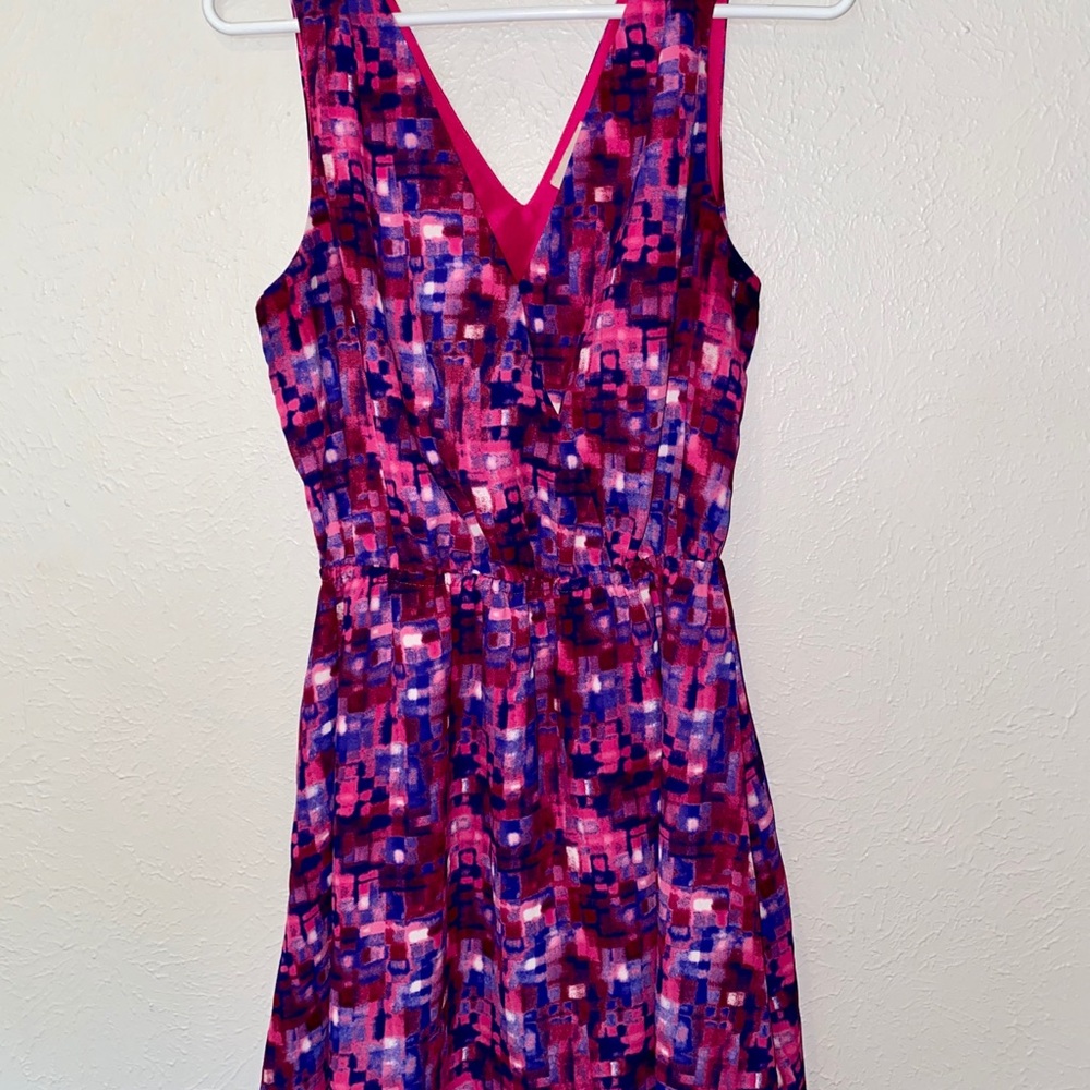 Geometric patterned dress